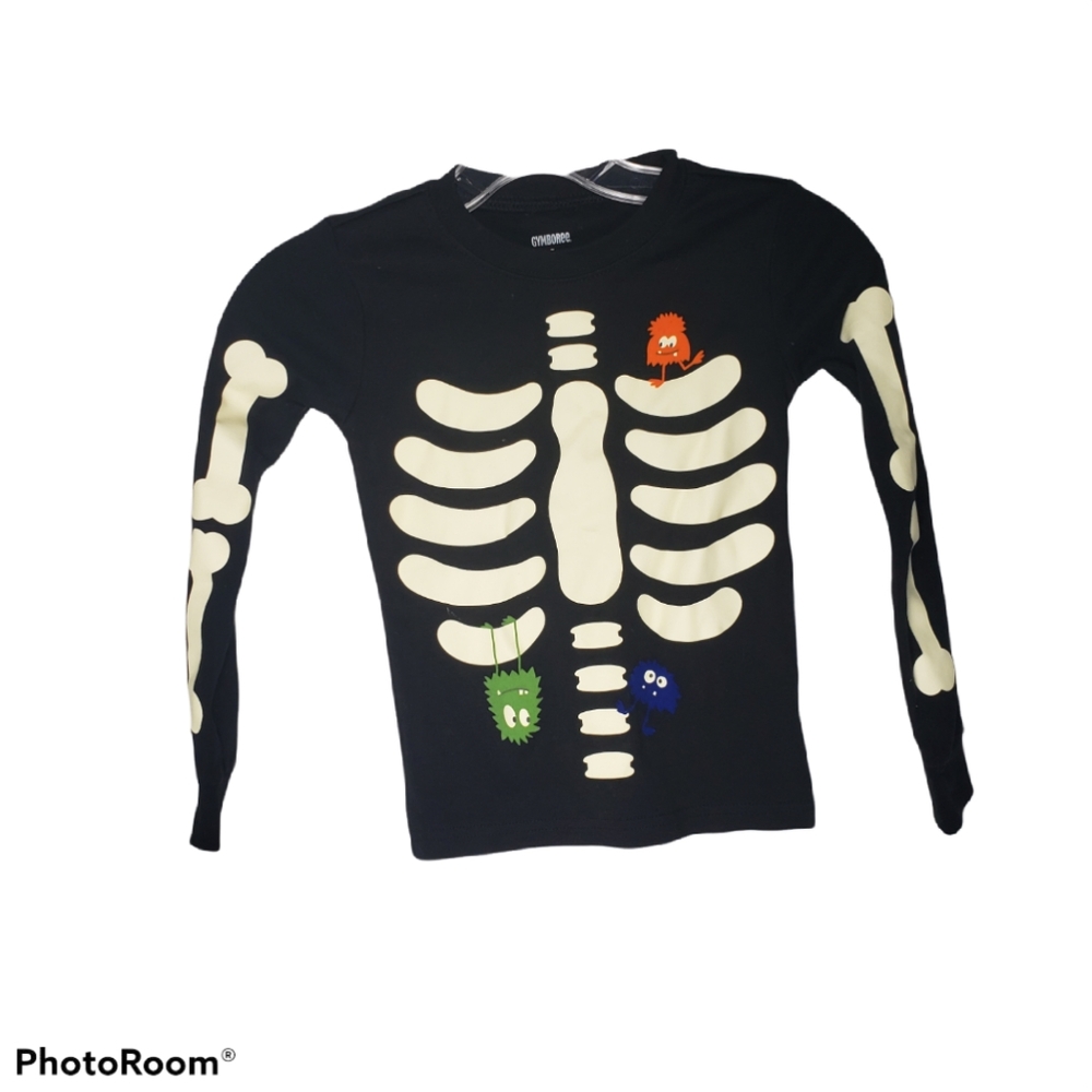 Black Gymboree Skeleton Top